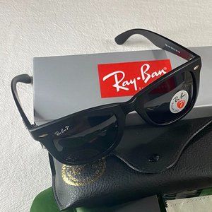 NWT Ray-Ban 2140 Polarized Aviators Sunglasses